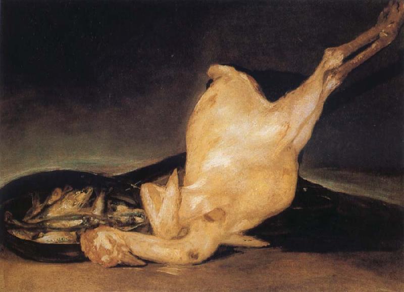 Francisco Jose de Goya Plucked Turkey Sweden oil painting art